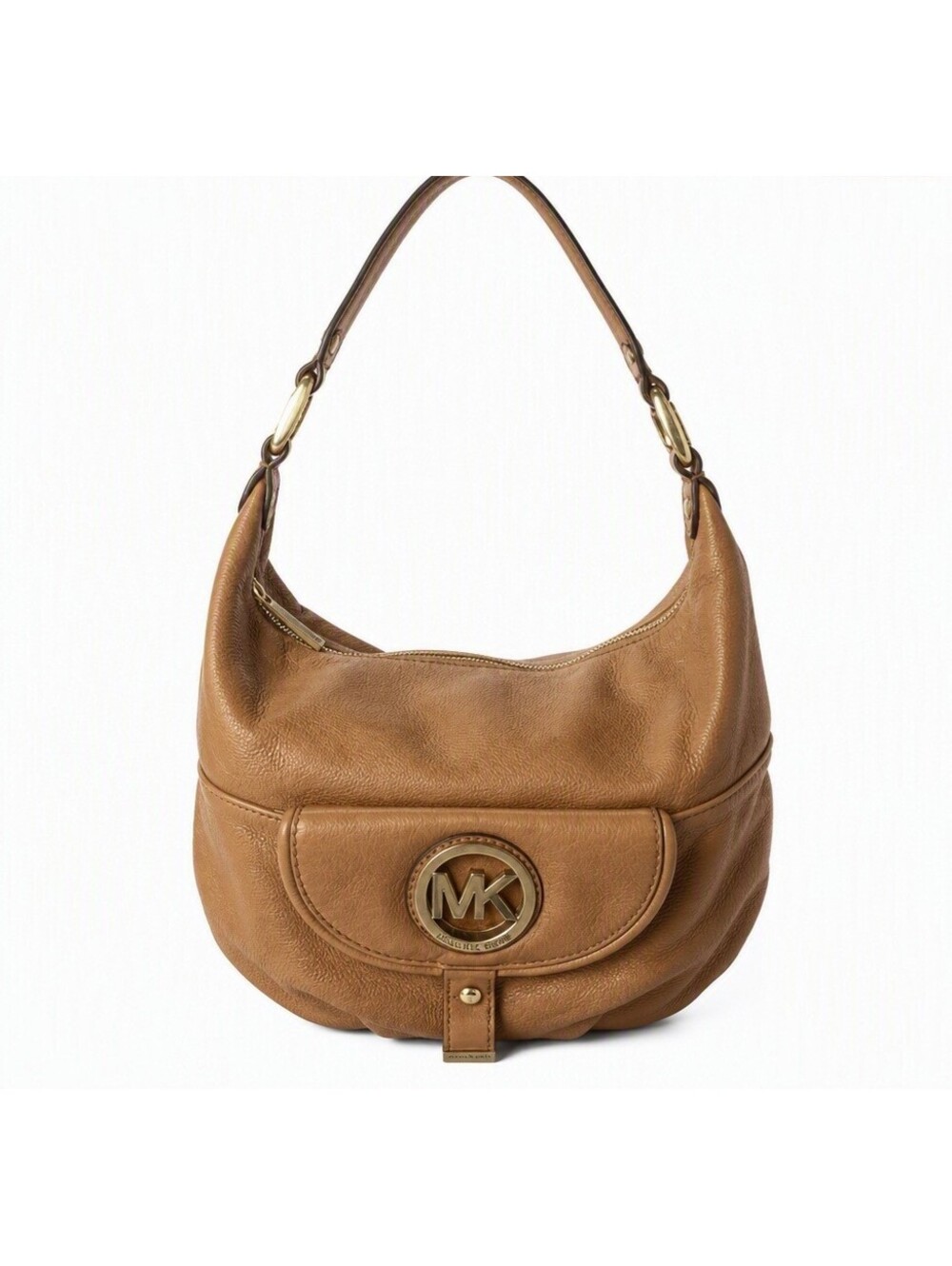 Michael Kors Fulton Large Pebbled Leather Hobo Shoulder Bag